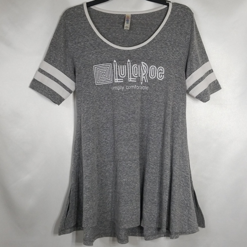 LULAROE Jersey Tunic Gray OverSize Tops